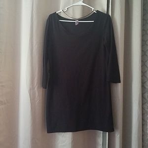 Black super soft tunic dress